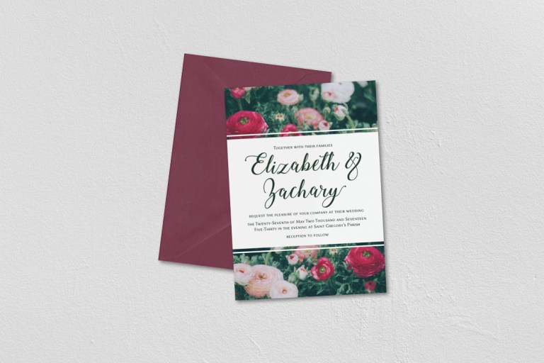 Liz and Zac Wedding Mockup