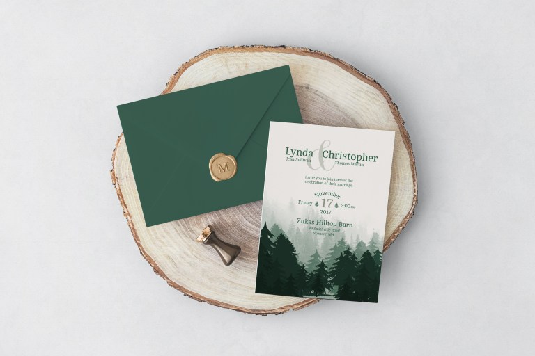 Lynda and Chris Invitation Mock Up