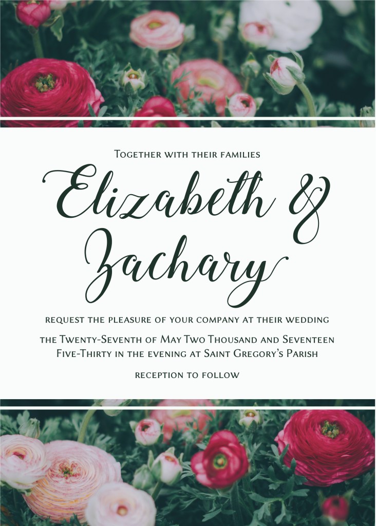 Wedding Invite Front